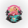 Flamingo Sunset T-Shirt