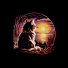 Sunset Cat Silhouette T-Shirt