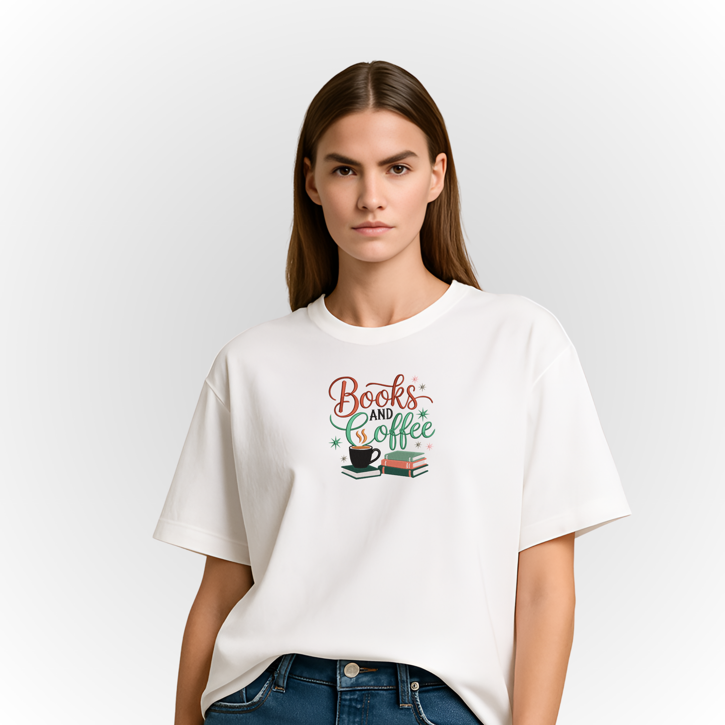 Books and Coffee T-Shirt