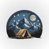 Camping Tent in Mountains T-Shirt