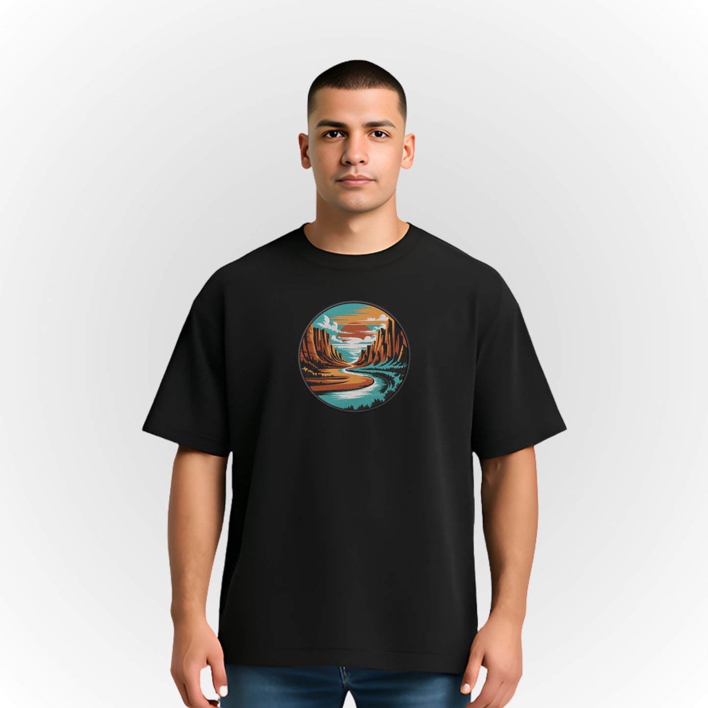 Canyon Sunset Landscape T-Shirt