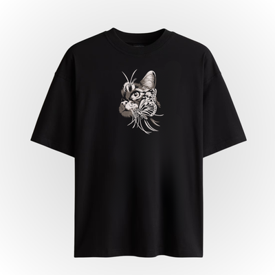 Cat with Butterfly T-Shirt
