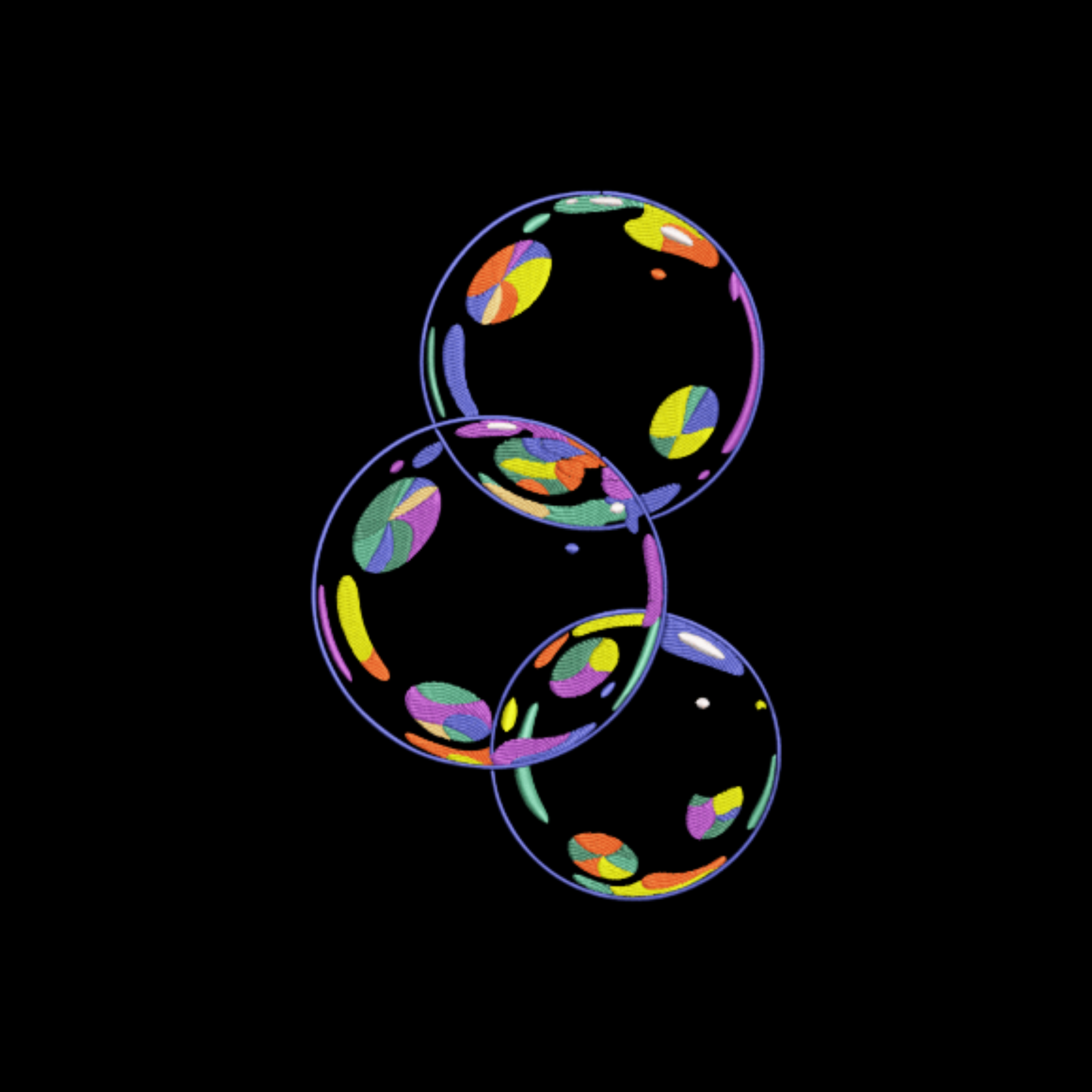 Colorful Soap Bubbles T-Shirt