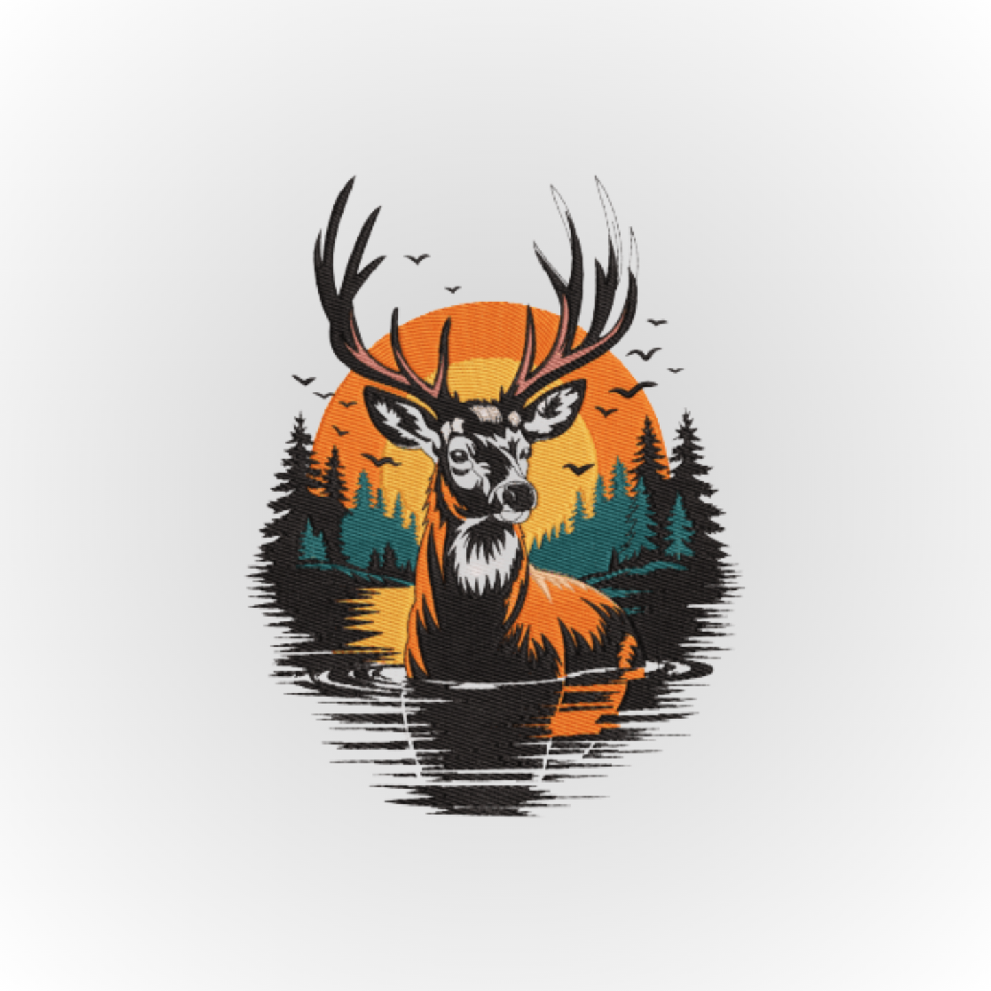 Deer in Sunset T-Shirt