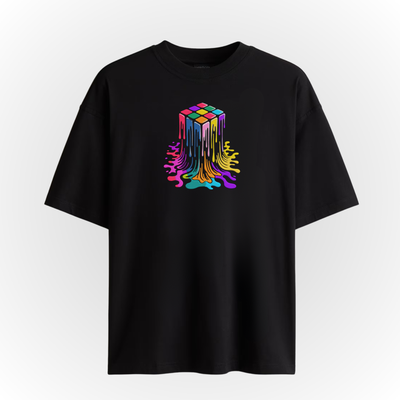 Melting Rainbow Cube T-Shirt