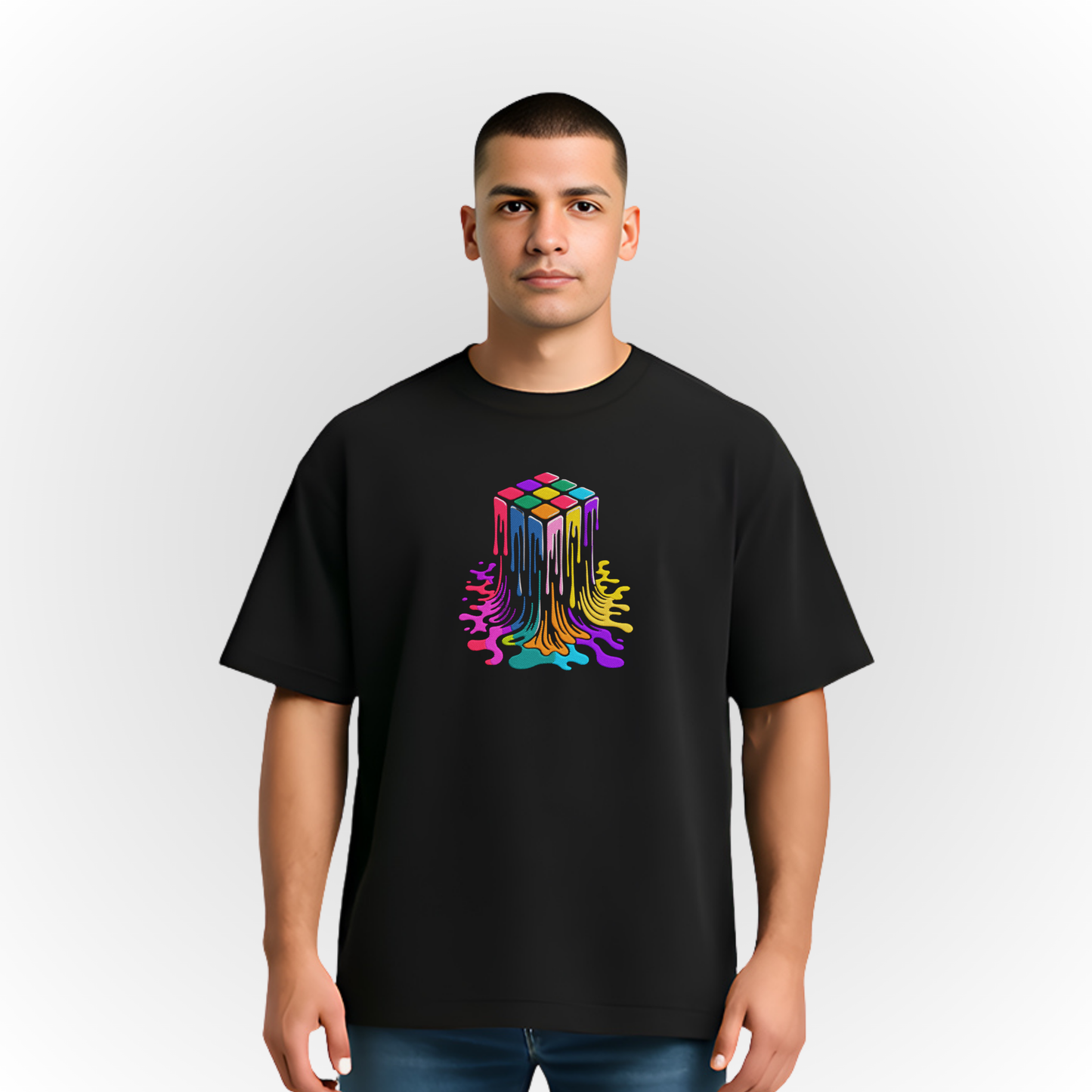 Melting Rainbow Cube T-Shirt