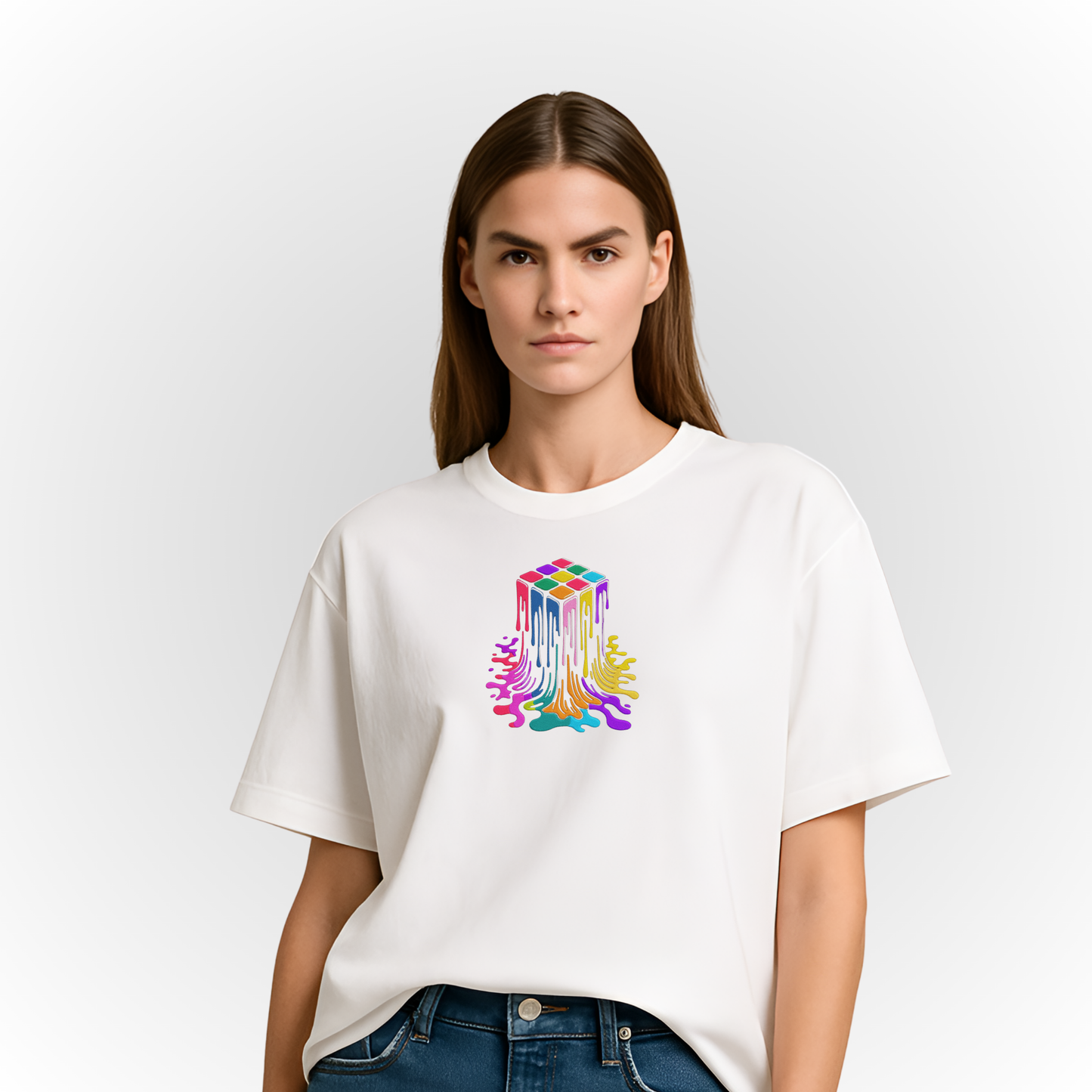 Melting Rainbow Cube T-Shirt