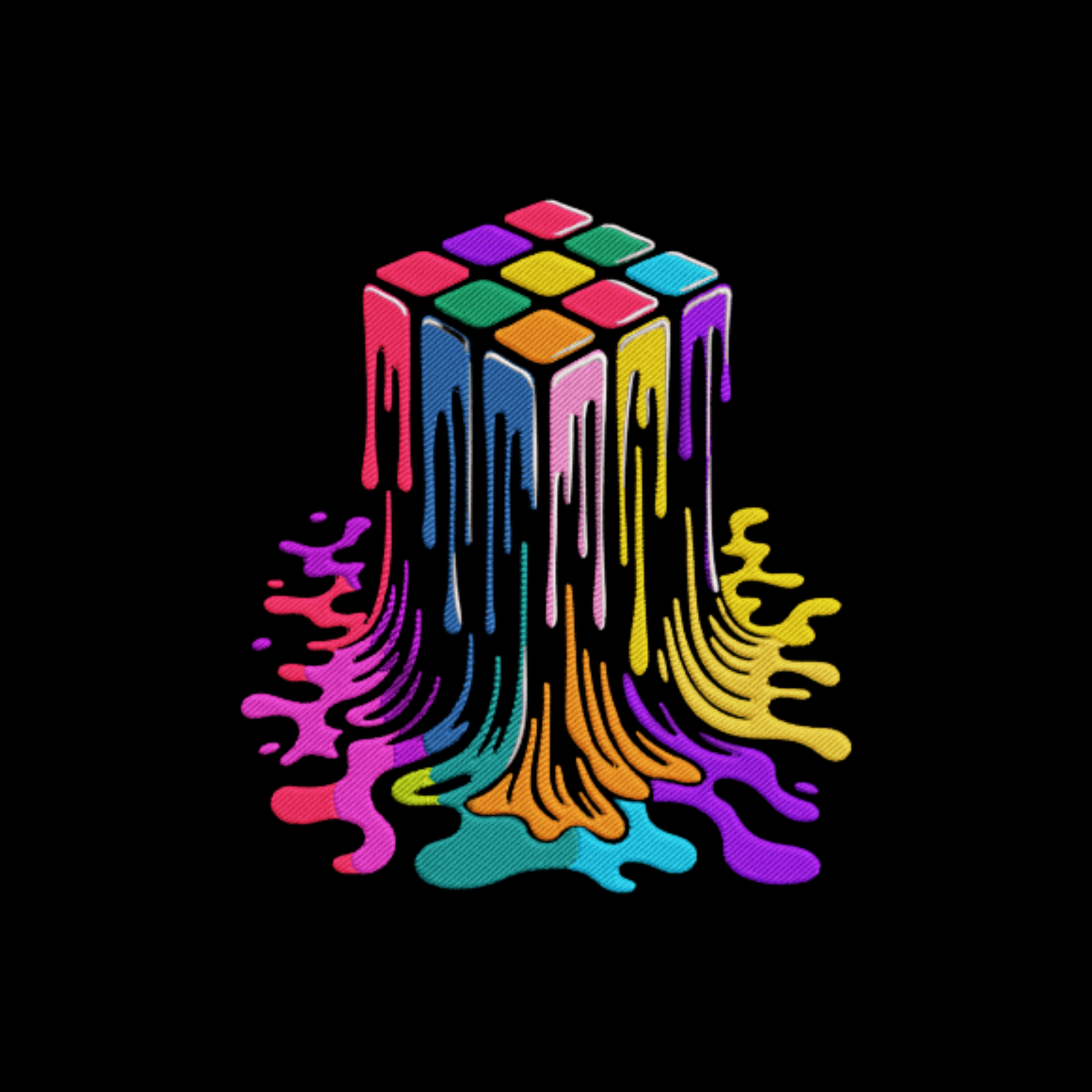 Melting Rainbow Cube T-Shirt
