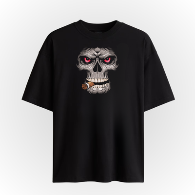 Smoking Skull T-Shirt