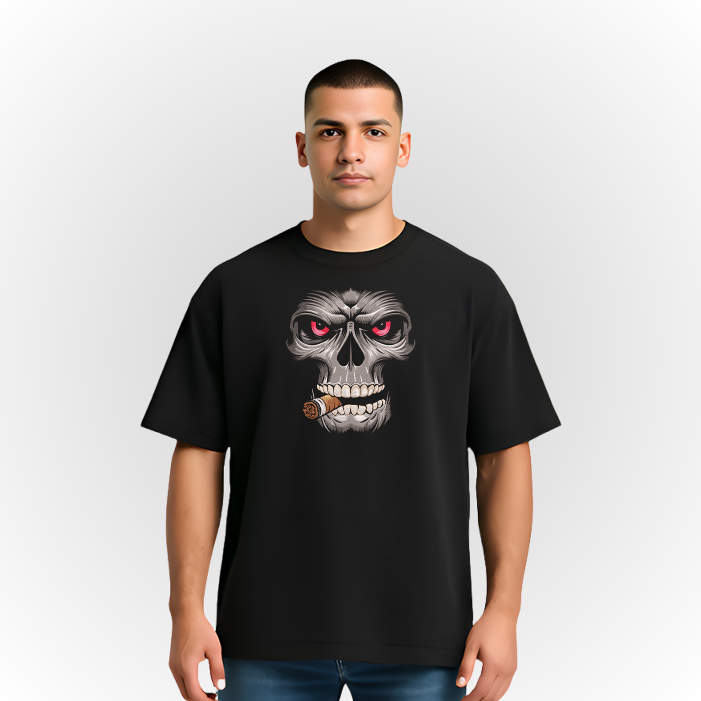 Smoking Skull T-Shirt
