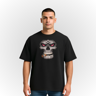 Smoking Skull T-Shirt