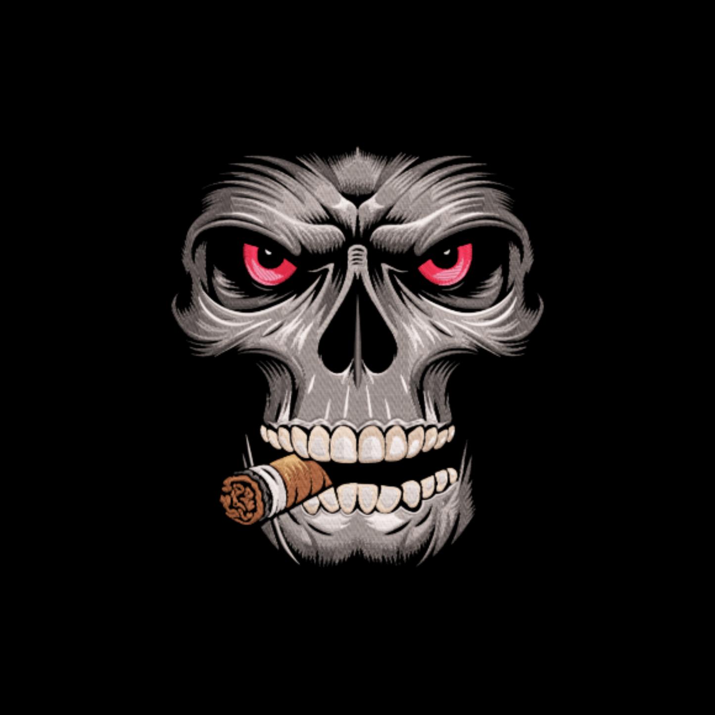 Smoking Skull T-Shirt